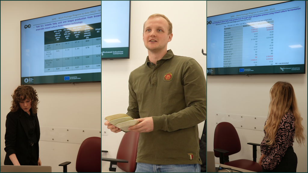 Researchers from Wageningen University & Research, University of Galway and Poznan University of Technology presenting at Rural BioReFarmeries GA in Rome