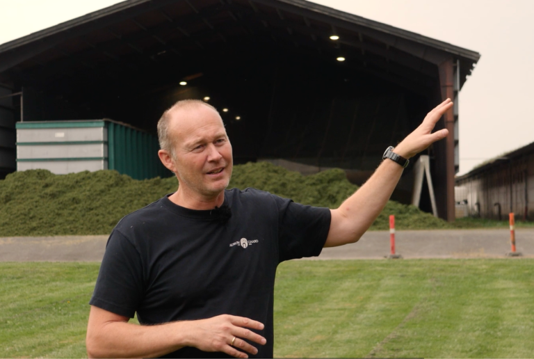 Danish farm owner Kristian Lundgaard-Karlshøj talks about his personal experience being involved in a small-scale, decentralised green biorefinery system.